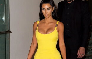 GALERIE FOTO Kim Kardashian, răvășitoare în Miami » A atras toate privirile într-o rochie galbenă fabuloasă