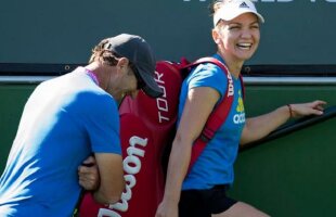 FOTO Epuizat complet » Cum s-a relaxat Darren Cahill după o zi lungă, cu două meciuri pentru Simona Halep