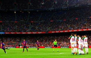 FOTO Barcelona - Alaves 3-0 » Fanii blaugrana sunt în extaz: ce se întâmplă de câte ori marchează Messi primul gol al sezonului