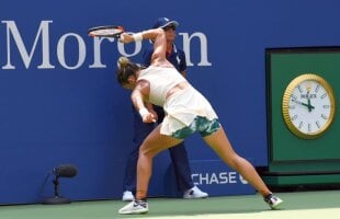 Simona Halep, amendă după gestul de la US Open » Câți bani va scoate din buzunar