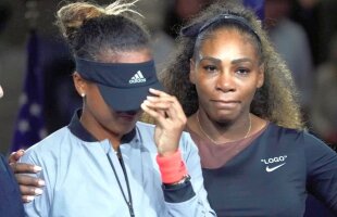GALERIE FOTO Imagini epocale! Lacrimi, crize și o festivitate atipică » Serena a ținut un discurs neobișnuit, în timp ce Naomi Osaka nu se putea opri din plâns » Japoneza și-a cerut scuze pentru că a câștigat!
