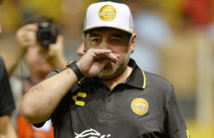 GALERIE FOTO Debut triumfal pentru Maradona în Mexic! A fost eroul serii și a făcut spectacol pe bancă