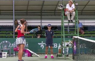 Irina Begu s-a certat cu arbitrul de scaun: "Du-te la Sharapova și Azarenka și o să vezi că e la fel!"