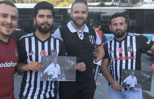Poliția le-a confiscat mii de poze cu Pancu portar fanilor lui Beșiktaș înaintea derbyului! Unii ultrași le-au ascuns sub tricouri și au intrat cu ele!