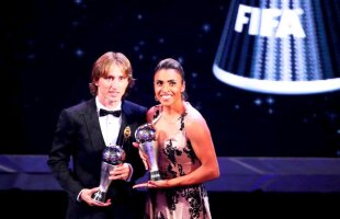 FOTO Un fotbalist din Liga 1 a fost la gala FIFA și s-a pozat cu Luka Modric: "Suntem bucuroși că jucătorul nostru a fost invitat!"
