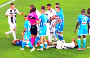 JUVENTUS - NAPOLI  3-1 // VIDEO Scandal imens în derby-ul Italiei după eliminarea lui Mario Rui! 