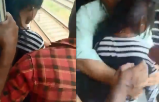 VIDEO Aproape fatal! A căzut din tren când își aranja căștile la urechi, însă a fost salvată de ceilalți călători