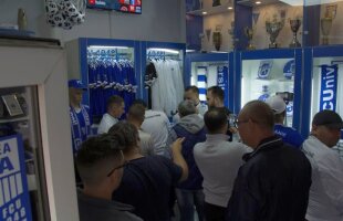 FOTO După 7 ani » Mititelu a redeschis magazinul clubului FC U Craiova. Prețuri de la raft