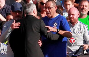 Sarri, furios pe jucători după egalul din derby-ul cu United: ”Terminați cu mingea lungă!” + I-a cerut scuze lui Mourinho