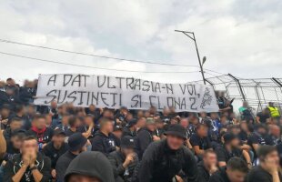 GALERIE FOTO Galeriile lui CS U și FC U Craiova s-au întrecut în ironii la derby-ul de azi: "A dat ultrășia-n voi, susțineți și Clona 2" vs "Avem în față 300 de mititei"