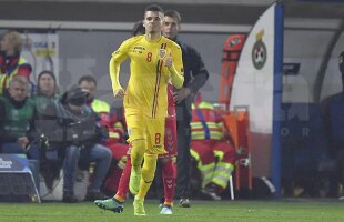 ROMÂNIA - LITUANIA 3-0 / Ianis Hagi, prima reacție după debutul la naționala României de seniori: "O să păstrez acest tricou"