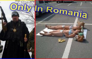 VIDEO FUNNY Imagini ciudate văzute în fiecare zi doar în România!