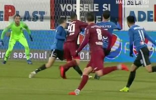 VIITORUL - CFR CLUJ // VIDEO+FOTO Fază controversată în Viitorul - CFR Cluj » Țucudean a cerut penalty, dar Kovacs a dat simulare + Părerea specialistului