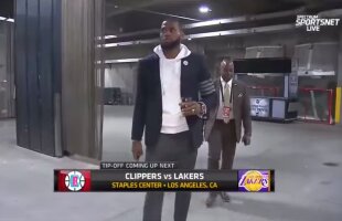 VIDEO LeBron James a venit cu paharul cu vin la meciul lui Lakers :D » 3 momente geniale petrecute sâmbătă în NBA