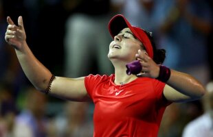 FOTO Cea mai mare surpriză în primele turnee din 2019! Wozniacki a fost eliminată de Bianca Andreescu, locul 152 WTA, jucătoare cu origini române