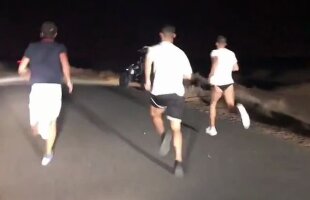 VIDEO Cristiano Ronaldo e o bestie » Imagini incredibile: starul lui Juventus, filmat alergând noaptea prin deșert