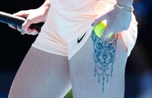 GALERIE FOTO Studiu inedit » Câte jucătoare din top 100 au tatuaje, diferența uriașă față de fotbal și cele mai tari 10 imagini pictate pe corp