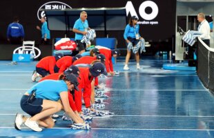 SIMONA HALEP - SOFIA KENIN // FOTO Repriză puternică de ploaie la Australian Open! Meciul Simonei Halep a început cu o întârziere de aproape 3 ore