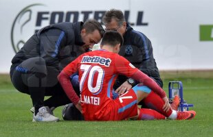 Probleme pentru FCSB în Spania » Florentin Matei s-a accidentat la primul meci