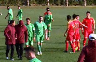 VIDEO Scene incredibile la amicalul Chiajnei cu naționala U25 a Chinei! Antrenorul, la un pas de bătaie cu un jucător 