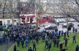ATENȚIE, VIDEO ȘOCANT! Bătaie SĂLBATICĂ la Londra » Huliganii lui Millwall au declanșat o ambuscadă ca în Green Street Hooligans
