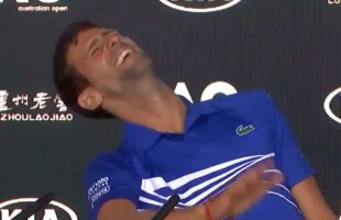 VIDEO Lacrimi de râs la conferința de presă a lui Novak Djokovic! Moment ANTOLOGIC la Melbourne cu un jurnalist italian de calibru: „Nu-i rău, nu-i rău”