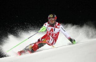 Marcel Hirscher s-a impus la slalomul de la Schladming!