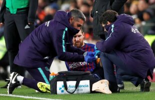 BARCELONA - VALENCIA 2-2 // Panică pe Camp Nou: Leo Messi s-a accidentat și poate RATA derby-ul cu Real Madrid din Cupă » Ce probleme acuză argentinianul