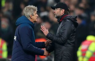 Contre aprinse după West Ham - Liverpool 1-1 » Pellegrini sare la Klopp „S-a învăţat să mă bată din ofsaid”