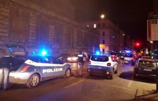 LAZIO - SEVILLA // GALERIE FOTO A fost măcel! Incidente sângeroase pe străzile Romei: 4 înjunghiați, unul în stare gravă