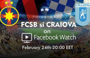 FCSB - CSU Craiova e ACUM live VIDEO pe net! Ești în afara României? Meciul e în direct AICI!