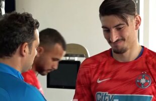 VIDEO Iulian Cristea, primul antrenament în tricoul FCSB » A fost atent supravegheat de Mihai Teja