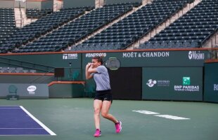 SIMONA HALEP LA INDIAN WELLS // FOTO Simona Halep a început pregătirea la Indian Wells » Când are loc tragerea + Halep a pierdut un loc în clasamentul live