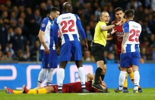 PORTO - AS ROMA 3-1 // Cuneyt Cakir, desființat » Jucătorii Romei acuză fără ezitări: „Am avut un penalty clar. E o rușine!”