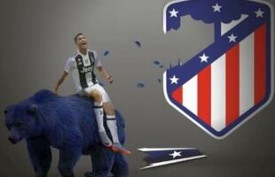 FOTO JUVENTUS - ATLETICO MADRID 3-0 //  Atletico, ținta glumelor internauților » Cu cine stă Griezmann la masă :D