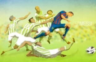 Coincidență incredibilă: ziua în care un tablou cu Leo Messi a prins viață