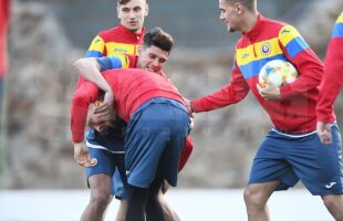 ROMÂNIA U21 // VIDEO + FOTO Imagini de la antrenamentul „tricolorilor” pregătiți de Mirel Rădoi » Cine a fost reponsabilul cu distracția