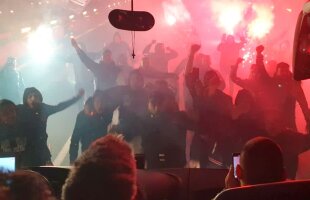 XANTHI - PAOK // VIDEO Atmosferă de senzație înaintea meciului care o poate apropia pe PAOK de titlu: show pirotehnic al ultrașilor înainte de meci