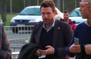 FCSB - CS U CRAIOVA // VIDEO Ce surpriză! Eusebio Di Francesco, fostul antrenor al lui AS Roma, e prezent la meci + Giovanni, Pini Zahavi și tatăl lui Neymar au ajuns la stadion