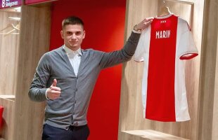 RĂZVAN MARIN LA AJAX // Răzvan Marin, planuri mari după ce a ajuns la Ajax: „Acum sunt mai aproape de Barcelona și Real Madrid”» Cine l-a sunat după transfer