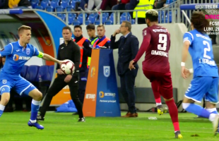 CSU CRAIOVA - CFR CLUJ 0-0 // GALERIE FOTO Trebuia Marius Avram trebuia să-l elimine pe Nicușor Bancu? Dan Petrescu a „explodat” și s-a năpustit spre arbitru!