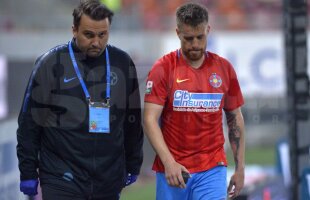 FCSB - SEPSI // FOTO Mihai Pintilii s-a ACCIDENTAT din nou! Mihai Teja l-a introdus în locul lui pe Olimpiu Moruțan