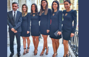 FRANȚA - ROMÂNIA FED CUP / FOTO Simona Halep, Irina Begu, Mihaela Buzărnescu, Raluca Olaru și Monica Niculescu, elegante la dineul oficial