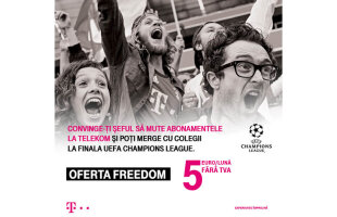 Telekom Romania te trimite la finala UEFA Champions League 2019.  “Convinge-ți șeful!” să porteze abonamentele companiei la Telekom și câștigă 10 bilete pentru tine și echipa ta!