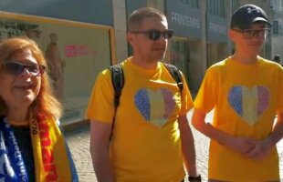 Simona Halep  - Kristina Mladenovic // VIDEO Imagini filmate la prânz pe străzile din Rouen: echipa Gazetei a stat de vorbă cu fanii români