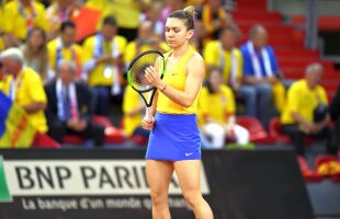FRANȚA - ROMÂNIA, FED CUP // VIDEO Simona Halep, emoționată după victoria cu Mladenovic: „A fost greu să mă controlez!”