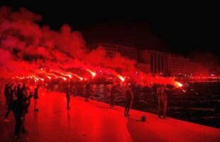 PAOK - LEVADIAKOS // VIDEO+FOTO Imagini senzaționale: fanaticii fani ai lui PAOK au început deja party-ul! Ce au pregătit în interiorul arenei „Toumba”