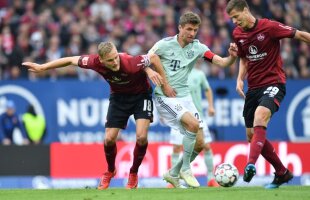 Nurnberg - Bayern 1-1 // VIDEO Titlul în Bundesliga se joacă până în ultima secundă: Bayern nu a profitat de eșecul lui Dortmund