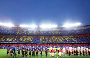 BARCELONA - LIVERPOOL 3-0 // VIDEO+FOTO Scenografie spectaculoasă a fanilor Barcelonei la superciocnirea cu Liverpool: „Pregătiți să colorăm Europa”