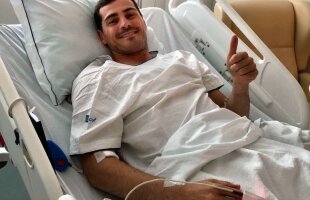 IKER CASILLAS A FĂCUT INFARCT // FOTO Casillas, mesaj de pe patul de spital, după infarctul suferit azi